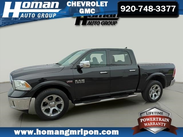 2018 RAM 1500 LARAMIE, HEATED/COOLED SEATS, HEATED WHEEL, TOW PKG, 20&quot; WHEELS, ASSIST STEPS, ARE CAP