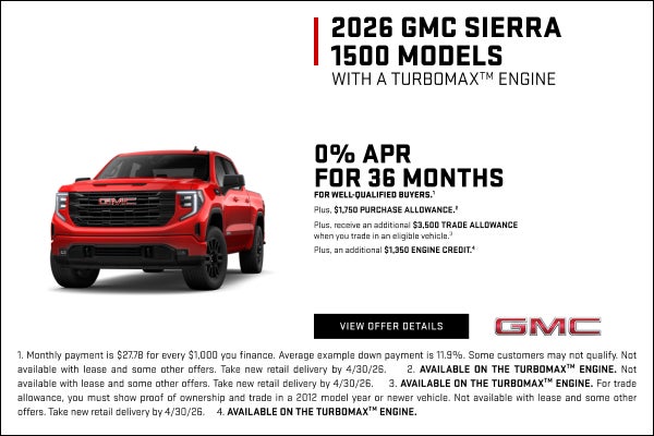 0% APR FOR 36 MONTHS for well-qualified buyers.1

Plus, $1,750 PURCHASE ALLOWANCE.2

Plus, receiv...